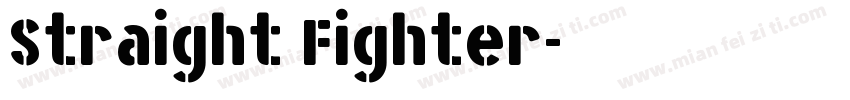 Straight Fighter字体转换